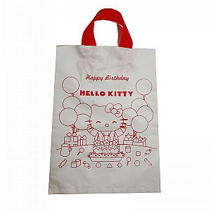 Tas Plastik Ulang Tahun Hello Kitty Murah uk 25 x 35 cm Putih – A464