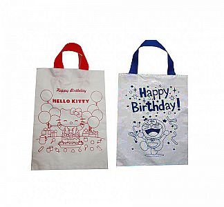 Tas Plastik Ulang Tahun Hello Kitty Murah uk 25 x 35 cm Putih – A464