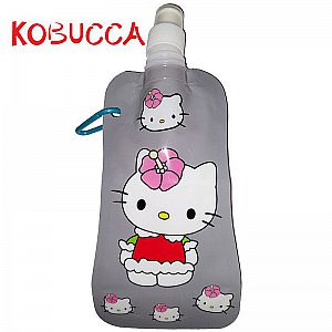 Vapur Botol Minum Lipat Karakter Animal | Foldable Water Bottle - 113