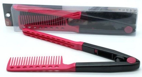 Sisir Ion V Pelurus Rambut Instan Brush Hair Styling Murah Asli Alami - 377