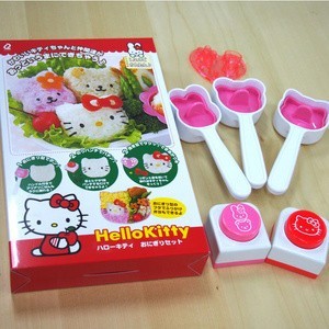 Cetakan Nasi Puncher Nori Bento Hello Kitty 3 In 1 Ori Sanrio - 548