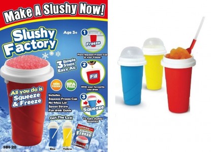 Squeezy Freezy Slushy Ice Maker Minuman Shake Milk Susu - 575
