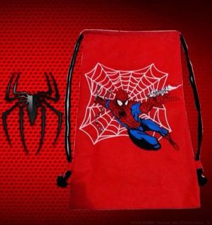 Tas Serut Spiderman Tas Ransel Spiderman Backpack Bag Sport Avenger Sekolah Multifungsi -  089