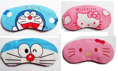 Penutup Mata Karakter Gel untuk Tidur | Tutup Motif Lucu Unik Hello Kitty Doraemon - 042