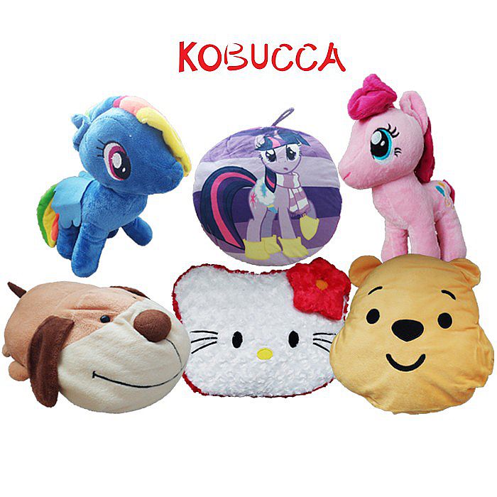 Boneka Little Pony Unicorn Hello Kitty Winnie The Pooh Bantal Pingkie Pie – 532B