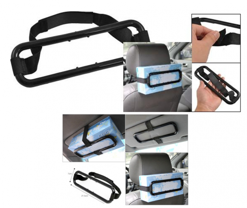 Smart Car Tissue Holder | Penjepit Kotak Tisu di Mobil | Jual Grosir Tissue Holder  (kode 599)