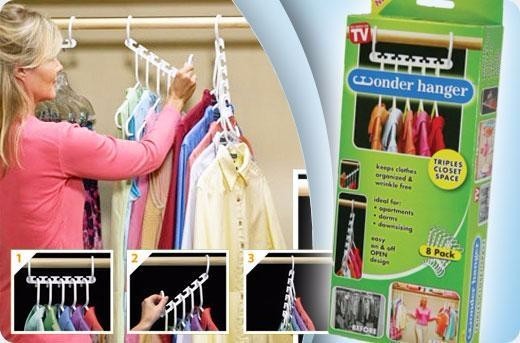 Wonder Hanger 8 in 1 Gantungan Baju Ajaib Harga Murah As Seen On TV - 443