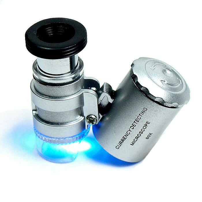 Microscope Zoom Portable Mini Mikroskop Kecil Perbesaran 60 kali -  A22