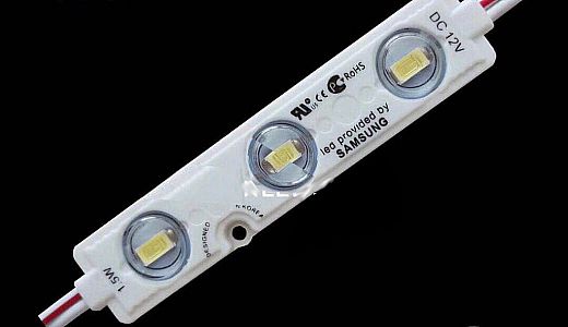 Lampu LED Samsung 12 Mata Module Putih SMD 12 V 12 Volt 3 Mata Lampu Hias – A444