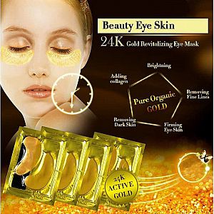 Masker Mata Crystal Collagen Gold Eye Bag Mask Eyemask Mata Panda Hitam – A482