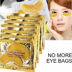 Masker Mata Crystal Collagen Gold Eye Bag Mask Eyemask Mata Panda Hitam – A482