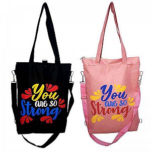 Tas Multifungsi 3in1 Motif You Are So Strong Back Backpack Shoulder Bag Tote Bag – TSG002