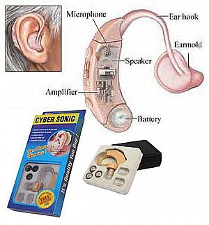 Alat Bantu Dengar Telinga Orang Tua Kuping Cyber Sonic Hearing Aid Tuna Rungu – A490