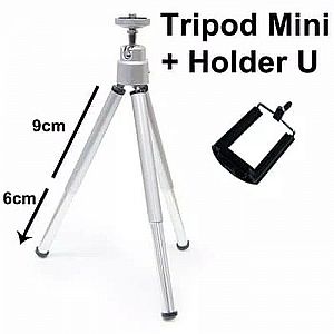 Tripod Mini Bonus Holder U Mini Tripod Free Holder U Handphone Smartphone – A507