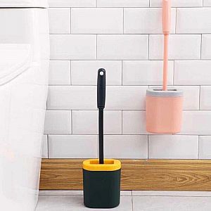 Sikat Toilet Silikon WC Silicone Elastic Pembersih Kotoran WC Brush – A518