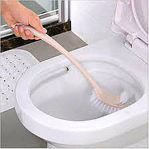 Sikat Kloset 2 Sisi Sikat Toilet 2 Sisi Gagang Panjang Bulu WC Kamar Mandi – A522