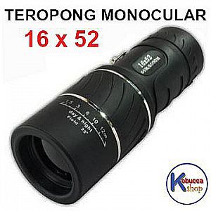Teropong Monocular 16 x 52 Perbesaran Lensa Focus Zoom Lens Monokular – A549