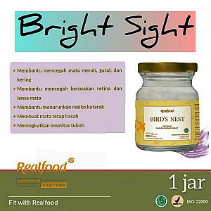 Realfood Bright Sight Sarang Walet ORI (SATUAN) Kesehatan Mata Ekstrak Vitamin A – A594