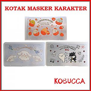 Kotak Masker Karakter Motif Gambar Anime Lucu Tempat Wadah Penyimpanan Masker – A599