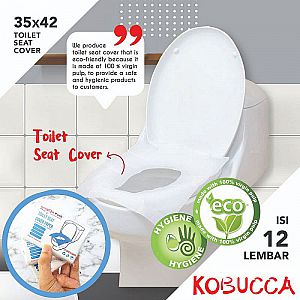 Disposable Toilet Seat Cover Paper Tatakan Papers WC di Kamar Mandi - 491