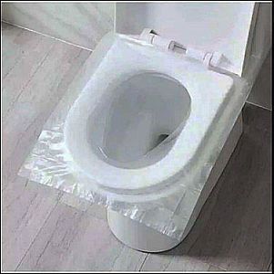 Disposable Toilet Seat Cover Paper Tatakan Papers WC di Kamar Mandi - 491