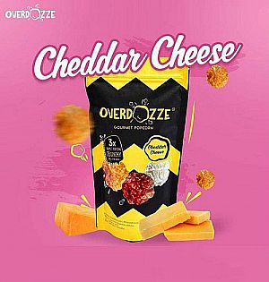 Popcorn OVERDOZZE Cheddar Cheese Pop Corn Ori Made in Indonesia Camilan – OZC3