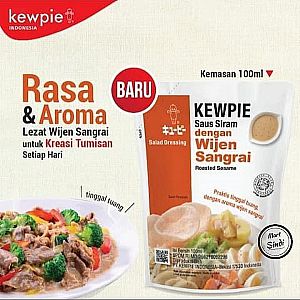 Kewpie Wijen Sangrai 100ml Salad Dressing 100 gr Saus Siram Sayur BPOM Halal – A623