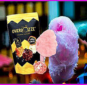 Popcorn Cotton Candy OVERDOZZE Gourmet Pop Corn Rasa Cotton Candy Gulali – OZC7
