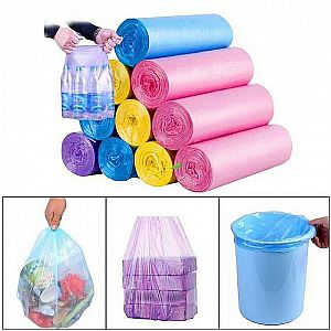 Kantong Plastik Sampah 45 cm x 50 cm Roll Gulung Rol Wadah Sampah Harga Satuan – A645