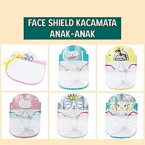 Face Shield Karakter Anak Faceshield Kacamata Motif Hello Kitty Doraemon Princess – A663