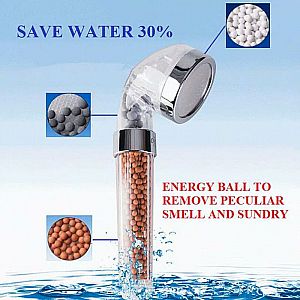 Super Shower Head Silicone Filter Alat Mandi Crystal Ion Showers Kepala Keramas Rambut Hot Cold A242