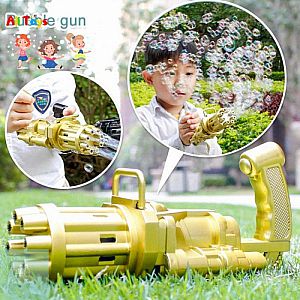 Pistol Bubble Gun Mainan Gelembung Sabun Shampo Balon Tiup Bola Anak – A717