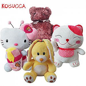 Boneka Kelinci Karakter Kucing Rejeki Hello Kitty Doll Motif Teddy Bear – 532C