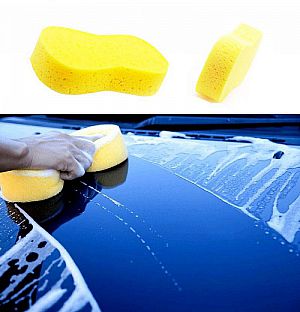 Sponge Busa Cuci Mobil Motor Piring Kuning 8 Busa Foam Wash Tebal Spon – A428