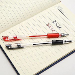 Pulpen Gel Ink Tebal 0.5 mm Pena Gel Bolpoint Pen Standart Alat Tulis Kantor Perlengkapan Sekolah 