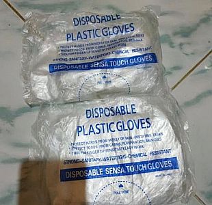 Sarung Tangan Plastik HDPE Higienis Bersih Pegang Pakai Buang Barang Rumah Tangga Cegah Kuman  – A27