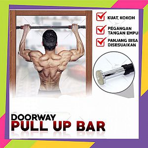 Pull Up Bar Otot Alat Olahraga Fitness Indoor Iron Gym Door Chinning – A835