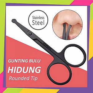 Gunting Cukur Kecil Pemotong Bulu Hidung Ujung Tumpul Stainless Steel – A836
