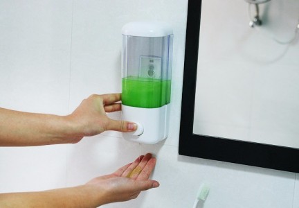 Dispenser Sabun Cair Murah 1 Tabung Tempat Sabun Cuci Tangan Mandi Manual Hand Soap - 014