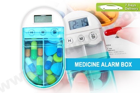 Kotak Alarm Obat Medicine Alarm Box Pengingat Waktu Minum - 506
