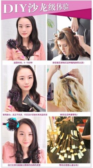 Sisir Curly Lucky Trendy 3D Hair Curler Comb - 735