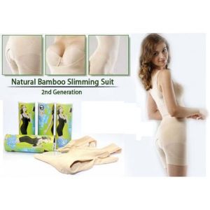 Natural Bamboo Slimming Suit Kaleng Kemasan Magic Clothes Pelangsing Tubuh � 485