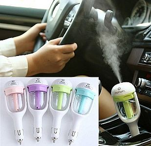 Parfum Mobil USB Pengharum Aroma Terapi Car Power Lighter Humidifier Port Alami – 950