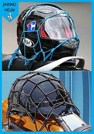 Jaring Helm Tali Jaring Pengikat Helm Motor Pengait Barang Tas Aksesoris – 522