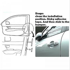 Slim Door Guard Protector Pelindung Pintu Mobil 8 pcs Universal Car – 197  