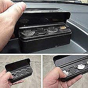 Car Coin Pocket Case Storage 4 Slot Holder Organizer Tempat Uang Koin Mobil – 386