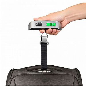 Electronic Luggage Scale Hanging Portable Travel Elektronik Timbangan Gantung Portabel LCD Display 
