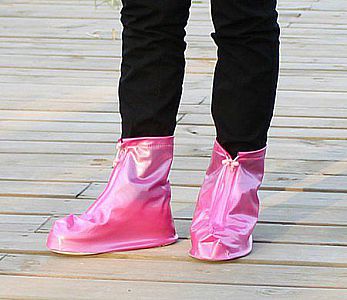 Shinny Shoes Cover Sepatu Pelindung Anti Air Banjir Pelindung Zipper – 338