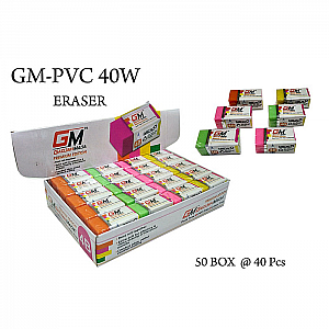 Penghapus Pensil Eraser Kecil Putih 4B Premium GM PVC 40 M Alat Tulis Kantor – 460