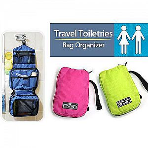 Travelmate Toiletries Organizer Travel Mate Bag Travelling Tas Simpan Kosmetik Serbaguna – 458